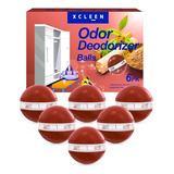 Bolas Desodorantes Para Zapatos, 6 Unidades, Sandalo Xcleen