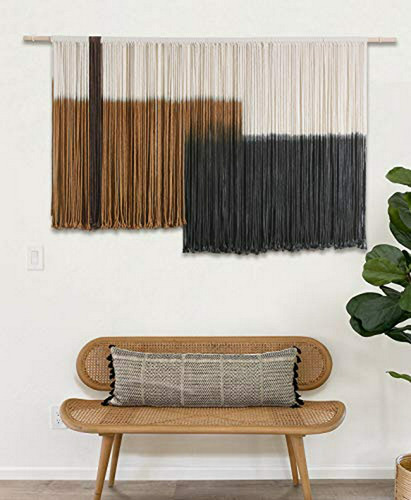 Tapiz De Macramé Grande Para Decoración De Pared En Estilo B