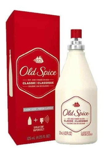 Colonia Old Spice Classic 125 Ml Spray - mL a $953