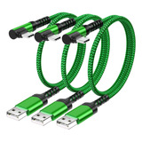 Agtray Cable Corto Usb Tipo C, Paquete De 3 Unidades De 3 A