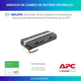 Cambio Batería Ups 1kva Apc Surt1000xli + Mant. Preventivo