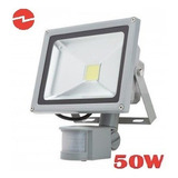 Foco Led 50w Con Sensor Movimiento Exterior 3000 Lumenes