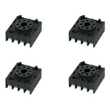 Base Redonda Para Relevador 8 Pin Montaje En Panel Pg-08 4pz