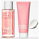 Set Victoria's Secret Pink Warm & Cozy Body Mist Crema Gel 