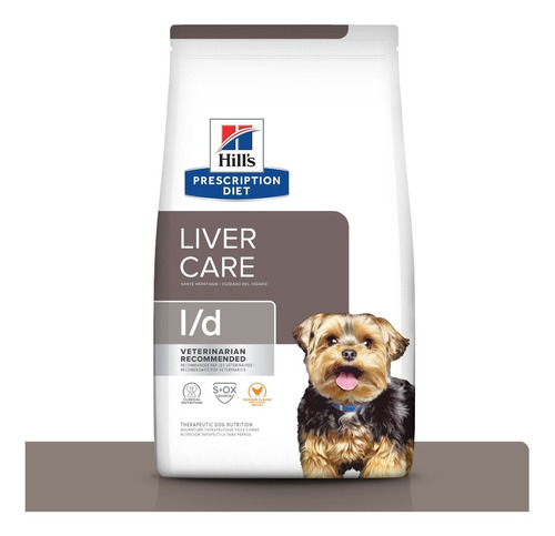 Alimento Hill's Liver L/d Para Perro 8 Kg 