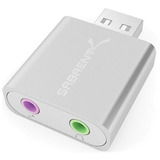 Sabrent Au-emac Usb External Stereo Sound Adapter (silver)