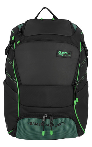 Gamerpack Mochila Notebook Xtrem Negro/verde 17 