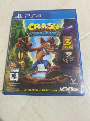 Crash Bandicoot N Sane Trilogy Ps4