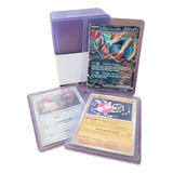 Pack 25 Toploader Para Cartas Tcg Pokemon Magic 3''x4''