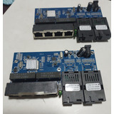 1 Unidade Placa Metro Switch Giga 2gbic A + B - 4p Rj45 20km