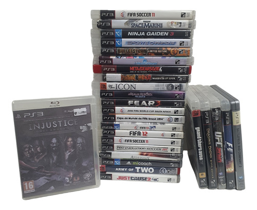 Lote Jogos Ps3 Playstation 3 - 27 Jogos 