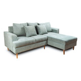 Sofa Esquinero Turqui Aguamarina Kaiu Home