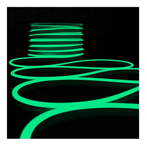 Mangueira Neon Flex Fina 8x16mm 20m  1 Conector Ip65