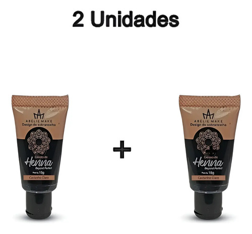 Henna Em Creme Pronta Para Usar P\u002F Sobrancelhas Rena Kit C\u002F2 | MercadoLivre