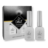 Esmalte Em Gel D&z Francesinha Branco E Renda Seca Na Cabine