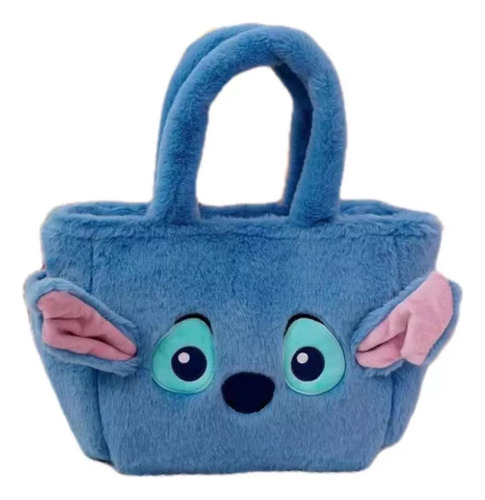 Bolsa De Cosméticos Portátil De Felpa Lilo And Stitch