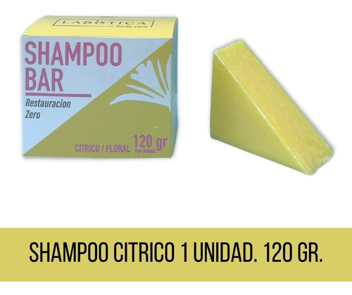 Shampoo Solido Citrico Sin Sulfatos Ni Siliconas La Botica Eco