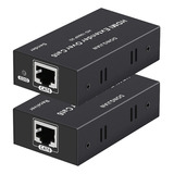 Extensor De Hdmi 60m Cat 5e/6 Full Hd 1080p 60hz 3d