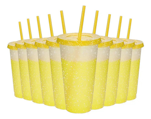 ) Para 10 Piezas Vasos Mágicos De 700ml Que Cambian De !