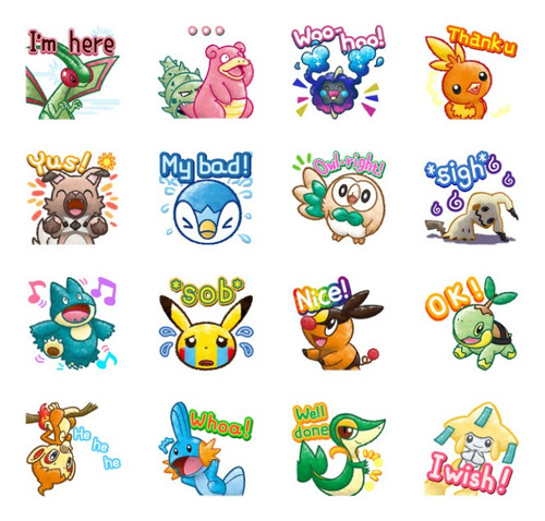 Planilla De Stickers Pokemón Mod 4 Aprox 28cm