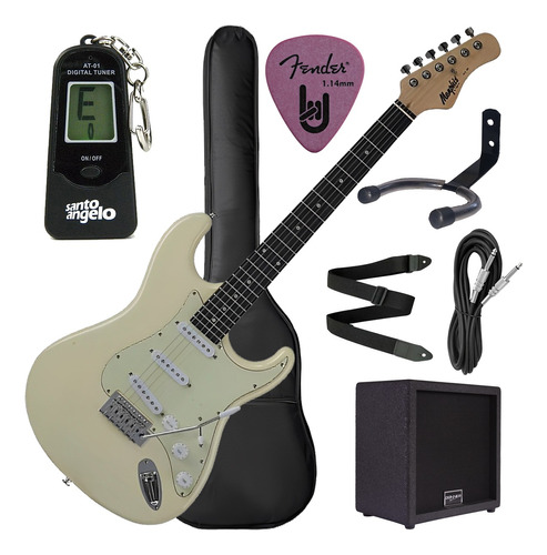 Guitarra Stratocaster Memphis Mg-30 Kit Com Amplificador
