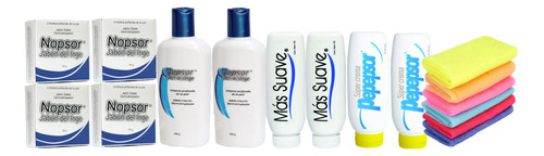 Nopsor Kit Auxiliar Tx De Psoriasis Con Shampoo Y Jabón