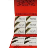 Lãminas Wilkinson Gillette Aço Barbear Cartelas C/30 Undade 