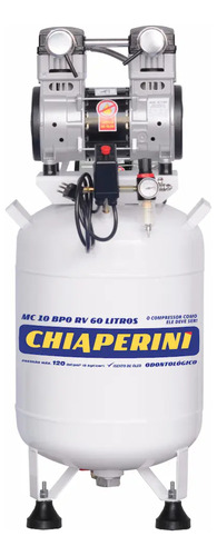 Compressor Odontológico Chiaperini Mc 10bpo 60 Lts 127v