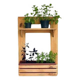 Soporte Base De Pared Para Plantas Matero O Maceta En Pino