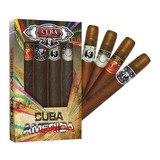 Set Cuba America Caballero Cigares 4 Pz (ii) - Original