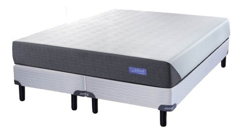 Sommier Inducol Limay 160x200 Cm Alta Densidad + 2 Almohadas