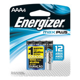 Pilas Energizer Aaa Max Plus Alcalina X 4 Un. Mayor Duracion