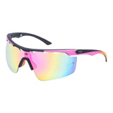Oculos Sol Mormaii Athlon 4 Preto Rosa Espelhado Cor Preto-rosa Cor Da Armação Preto E Rosa Desenho Esportivo