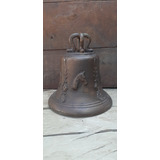 Campana De Bronce Con Relieves