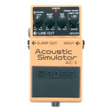 Pedal Boss Para Guitarra Acoustic Simulator Ac-3