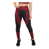 Calça Definition Legging Fitness Preto  Vinho | Ref: Lc8