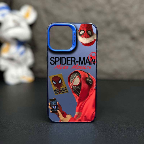 Funda Protector Case Para iPhone Spiderman Moda Tendencia