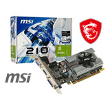 Placa Aceleradora Nvidia Msi Geforce 210 1gb Estado Unico!! 