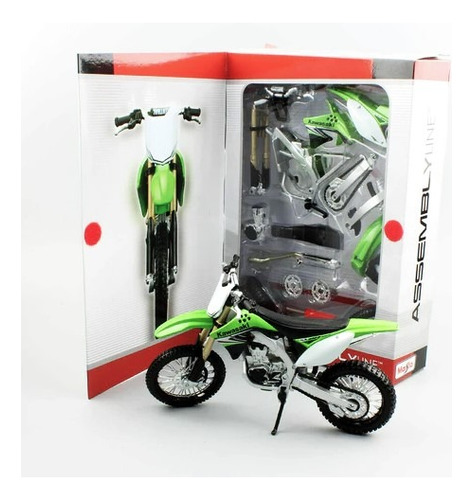 Kawasaki Kx450f - Para Armar - Moto Maisto 1/12