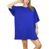 Remeron Blusa Pack X2 Largo Remera Oversize Algodón Liso