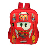 Mochila Bolsa Infantil Masculina Carros 3d Alto Relevo