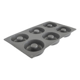 Molde De Silicona X 6 Donas Donuts Goma Horno Roscas