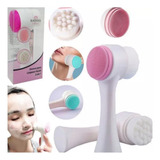 Esponja Limpeza Facial Escova Massageadora Esfoliante 2 Em 1