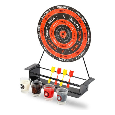 Juego Dardos Shots Diana Imán Ruleta Bar Fiesta Bebida