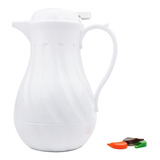 Jarra Blanca Termica Tetera Para Café 42 Oz Vencort Color Blanco