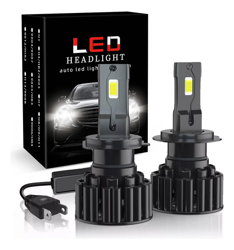 Focos Led Luz 24000lm Canbus Para Auto H4 9005 9006 H13 9012