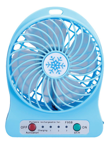 Ventilador De Mesa Pequeno Portátil, Ventilador De Floco De