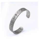 Brazalete Vikingo Runas Nórdicas Acero Inoxidable Hombre 