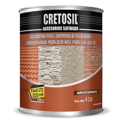 Cretosil Accesorios Sellador \u002F Barniz Apariencia Mojado \