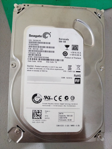 25 Discos Duros De 500 Gb, Seagate, Toshiba Y Wd Usados